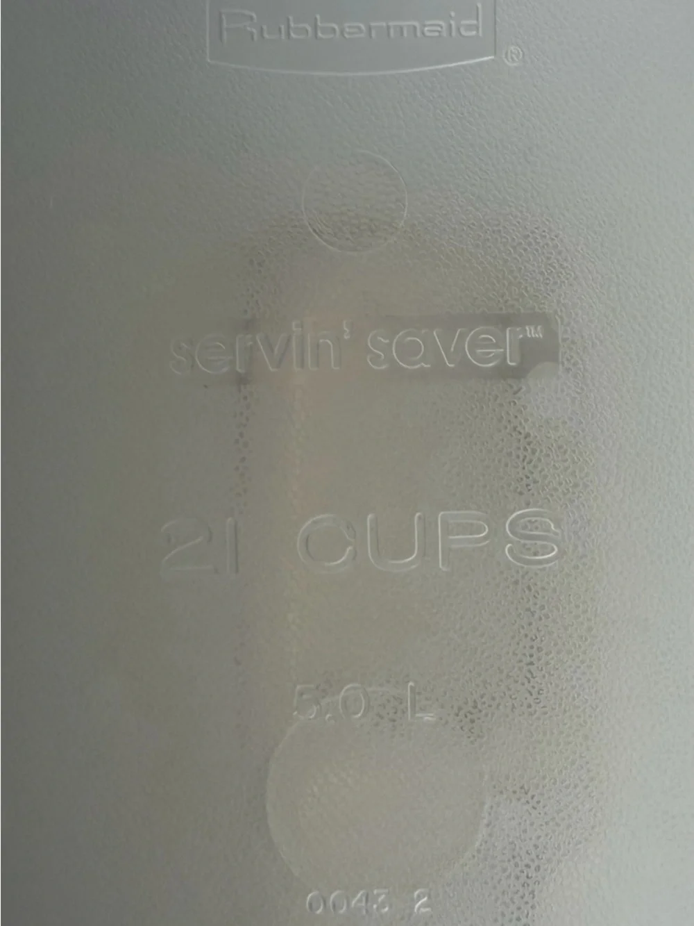 Vintage Rubbermaid Servin Saver 21 Cup Cereal Keeper Container 0043 0042 Set 2